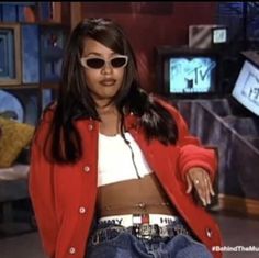 90s Rnb Fashion, 90s Hip Hop Outfits, Aaliyah Outfits, Look Hip Hop, Black 90s Fashion, Throwback Outfits, 90s Fashion Outfits Hip Hop, Looks Hip Hop, 00s Mode