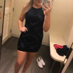 Superrr Cute. Bought This For Homecoming But Ended Up Wearing A Different Dress Instead. Brand New Never Worn! Very Comfy And Soft. Dark Navy Blue. Accepting Offers !!! Different Dresses, Dark Navy Blue, Navy Dress, Dark Navy, 9 And 10, Homecoming, Colorful Dresses, Color Blue, Navy Blue