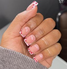 Beginner Nail Designs, Square Gel Nails, Stylish Tips, Square Nail, Square Nail Designs, Nail Designs Valentines