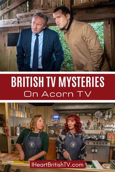 the british tv series on aoon tv with two men and one woman standing in front of