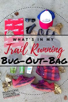 what's in my trail running bag - out - bag? and how to pack it