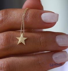 Elegant Star-shaped Jewelry For Valentine's Day, Elegant Star-shaped Valentine's Day Jewelry, Dainty Star Charm Necklace For Anniversary, Gold Star Jewelry For Mother's Day, Gold Star-shaped Jewelry For Mother's Day, Dainty Star Necklace For Anniversary, Dainty Star-shaped Necklace For Anniversary, Dainty Star-shaped Anniversary Necklaces, Dainty Pendant