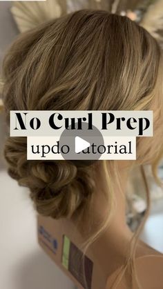 Jessica Gillette • Bridal Hair Education + Social Media Tips | ❌ No curl prep needed for this updo!   Using topsy tails will give you a lot of texture and detail in your style and you won’t need t... | Instagram Diy Wedding Hairstyles Medium, Updo Medium Length Hair Tutorial, Hair Tutorial Wedding, Low Hairdo, Updos For Bridesmaids Long Hair, Updos With Hair Clips, Hair Styles For A Gala, Formal Hairstyles For Thinning Hair, Bridesmaid Updo Tutorial