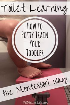 a woman sitting on top of a toilet with the words how to potty train your todd