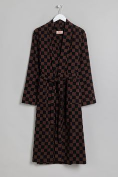 SULIS BATH ROBE Tabac & Noir · BAINA | Official Online Store | Join for 10% off*