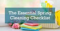 the essential spring cleaning checklist