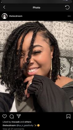 Baddie With Locs, 3c Locs, Braid Locs, Hairstyles Natural Hair, Beautiful Locs, Beautiful Dreadlocks, Faux Locs Hairstyles, Starter Locs, Loc Journey