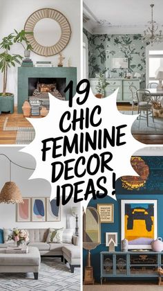 the top 10 chic feminine decor ideas for living room and dining room in 2019