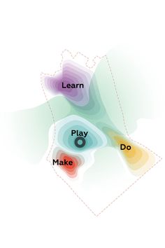 an image of a map with different colors and directions to learn how to use it