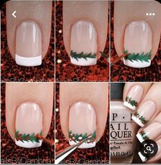 Unghie Nail Art, Festive Nail Art, Nail Art Designs Diy, Nails 2021, Winter Nail Art, Festival Nails, Xmas Nails, Christmas Nail Designs