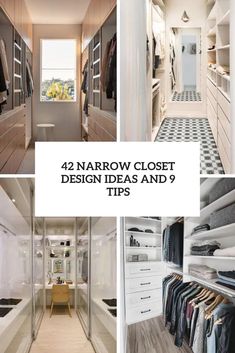 narrow closet design ideas and 9 tips to make it work for your small space in the house