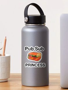 "Pub Sub Princess, Publix Sub Princess Black text" Sticker for Sale by OneCatShop | Redbubble Publix Supermarket, Handmade Pins, Kawaii Accessories, Funny Graphics, Handmade Business, Buy Handmade, Handmade Accessories, Meaningful Gifts, Submarine