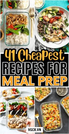 the best recipes for meal prep