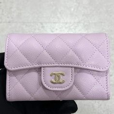 Chanel 24s Flap Card Holder Chanel Bags, Chanel Bag, Color Purple, Limited Time, Card Holder, Chanel, Bag Lady, Wallet, Purple