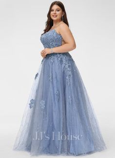 Plus Size Dresses For Graduation, Prom Dresses Curvy Plus Size, Tulle Floor-length Gown For Debutante Ball, Floor-length Tulle Gown For Debutante Ball, Quinceanera Floor-length Gown With Tulle Skirt, Floor-length Tulle Gown For Quinceanera, Quinceanera Tulle Floor-length Gown, Homecoming Tulle Gown With Sweep Train, Chubby Prom Dresses