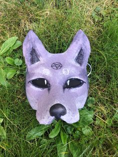 unique high quality handmade Therian halloween dog  mask. Perfect for Quadrobics. Hi, if youre seeing this im letting you know that i am a 13 year old making therian masks as a hobby. my mom says i have very much talent and that i could maybe start selling these so here i am, with my small shop trying to sell my unique Art😊 Therian Masks, Dog Mask, Costume Masks, Halloween Dog, Costume Mask, Dog Halloween, Small Shop, My Mom, Costume Accessories