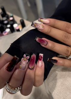 Grunge Nails, Dope Nail Designs, Minimalist Nails, Dream Nails, Bling Nails, Dope Nails