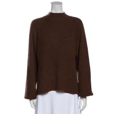 Marissa Webb Chocolate Brown Merino Wool Mock Neck Sweater Size Xs Oversized Look Long Sleeve With Mock Neck 70% Merino Wool, 30% Tencel Excellent Condition Marissa Webb, Oversized Look, Mock Neck Sweater, Chocolate Brown, Neck Sweater, Mock Neck, Merino Wool, Sweater Sizes, Sweaters For Women