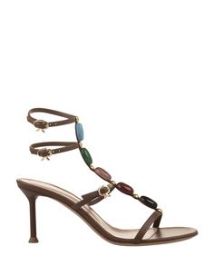 Composition: Leather Designer Brown Sandals For Evening, Designer Brown Evening Sandals, Chloe Purses, Rossi Shoes, Prada Leather, Footwear Design Women, Gorgeous Bags, Sneaker Wedge, Brown Sandals