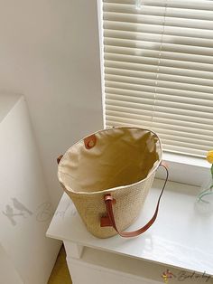 Bird in Bag - Minimalist Casual Tote Bag with Unique Design Beige Bucket Bag With Single Handle, Beige Single Handle Bucket Bag, Simple Beige Shoulder Bag With Double Handle, Simple Beige Double Handle Shoulder Bag, Simple Beige Shoulder Bag For Travel, Minimalist Large Capacity Bucket Bag, Minimalist Large Capacity Beige Hobo Bag, Simple Shoulder Bucket Bag For Travel, Simple Bucket Bag With Adjustable Strap And Rectangular Shape