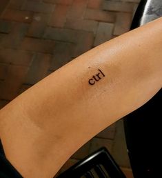 ctrl sza tattoo small Good Simple Tattoos For Men, Small 5 Tattoo, Self Ctrl Tattoo, First Tattoo Black Women, Supermodel Tattoo Sza, Normal Girl Tattoo Sza, Summer Walker Inspired Tattoo