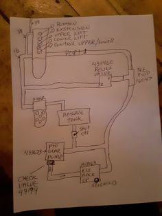 a drawing of a wiring diagram for a water heater