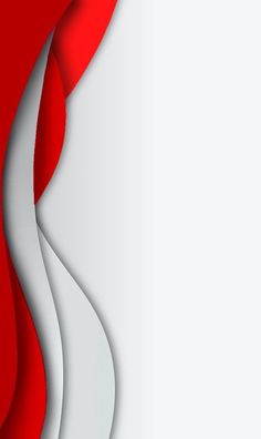 an abstract red and white background with wavy lines on the bottom half of the image