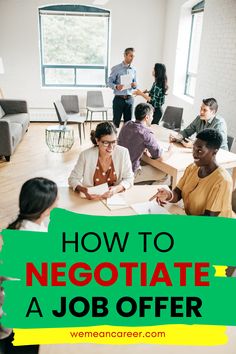 HOW TO NEGOTIATE A JOB OFFER