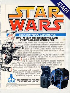 an advertisement for the star wars video game, with instructions on how to use it