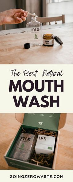 If you love using mouthwash but hate the idea of using harsh checmical-based ones made with alcohol and other drying ingredients then Nix is your best option! It's made from all natural ingredients and is a low waste brand using reusable packaging. It'll keep your breath fresh & your teeth clean while also being good for the environment. Eco Friendly Beauty