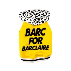 Loud, proud, and unapologetic. Now you can rep your favorite designer with a rallying cry – Barc for Barclaire! This bright lemon-yellow hoodie is trimmed with black and white stripes for an athletic edge. Flip up the bold leopard print hood to keep them guessing. PRODUCT DETAILS Style Number. 1HOO CPF20 4170 Soft, warm lining Leopard hood Raised, exaggerated print of Barc for Barclaire Model wears L Model measurements: Neck: 10.5", Chest: 17", Back Length: 12.5" Yellow Sporty Hoodie For Spring, Sporty Yellow Hoodie For Spring, Yellow Sporty Sweatshirt With Letter Print, Sporty Yellow Sweatshirt With Letter Print, Trendy Yellow Hoodie With Letter Print, Keep Them Guessing, Leopard Shirt, Yellow Hoodie, Rallying