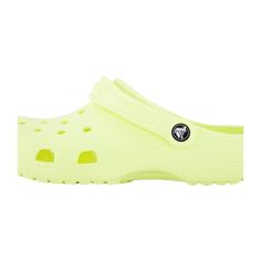 Discover the perfect blend of style and comfort with our Bright Yellow Crocs Classic Clogs, designed especially for kids. These lightweight, durable clogs are ideal for young adventurers, offering all-day comfort and easy-to-clean convenience. Featuring the iconic Crocs Comfort™ technology, these clogs provide a plush feel and a secure, customizable fit with their pivoting heel straps. Whether it's for school, play, or casual outings, these vibrant, cheerful clogs are sure to become their go-to Yellow Crocs, Crocs Classic Clogs, School Play, Bright Yellow, Strap Heels, Clogs, For Kids, Technology, Heels