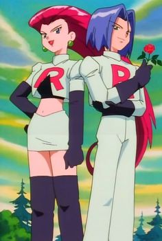 Nux Taku, Team Rocket Costume, Pokemon Jessie And James, Team Rocket Cosplay, Jessie Team Rocket, Rocket Shipping, Chihiro Cosplay, James Pokemon