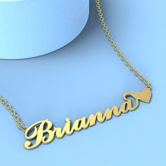 Brianna name necklace Rose Gold Custom Necklace with little heart unique gifts Add something extra special to your jewelry box with Name Necklace Official engravable necklaces.
									The Brianna's name necklace with little heart unique gifts Rose Gold is best gifts for Brianna. Name Necklace Official provides affordable engravable jewelry that won't 
									break the bank. In addition, these pieces make for very thoughtful and appreciated gifts for friends and family. 
									And whether Personalized Heart-shaped Elegant Name Necklace, Heart-shaped Name Necklace As Personalized Gift, Heart-shaped Name Necklace For Personalized Gift, Elegant Heart-shaped Name Necklace For Personalized Gift, Heart-shaped Metal Name Necklace, Name Necklace Silver, Engraved Jewelry, Engraved Necklace, Rose Gold Necklace