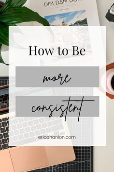 the words how to be more confident on top of a desk with laptops and other office supplies