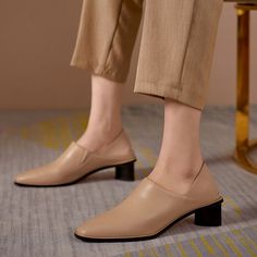 Chiko Acacia Square Toe Block Heels Loafer Mules Shoes Heels, Chiko Shoes, Block Heel Loafers, Clogs And Mules, Loafer Shoes Women, Clog Heels, Loafers Shoes, Women's Loafers, Leather Shoes Woman