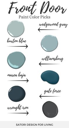 the different shades of paint that you can use to decorate your home or office with