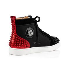 LOU SPIKES 2 Version Black Mesh - Men Shoes - Christian Louboutin Louboutin Shoes Mens, Men Shoes With Jeans, Pants Inspiration, Cute Adidas Shoes, Adidas Shoes Outlet, Weight Gainer, Christian Louboutin Boots, Men Shoes Formal, Adidas Shoes Mens