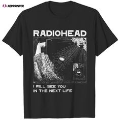 Introducing the Radiohead "I Will See You" T-Shirt, a must-have for all die-hard fans of this iconic band. This exclusive merchandise is designed to capture the essence of Radiohead's music, allowing you to express your love for the band in style. With its unique design and high-quality materials, this t-shirt is the perfect addition to your wardrobe.
Featuring a bold and eye-catching graphic on the front, the Radiohead "I Will See You" T-Shirt showcases the band's logo surrounded by atmospheric imagery that pays homage to their distinct sound. The intricate details and vibrant colors make this shirt truly stand out, ensuring that you'll turn heads wherever you go.
Made from premium-quality cotton, this t-shirt is incredibly soft and comfortable to wear. The fabric is breathable, allowing Radiohead Concert, Radiohead T Shirt, Radiohead Kid A, Digital Wardrobe, Next Life, Kid A, Street Design, Concert Shirts, Radiohead