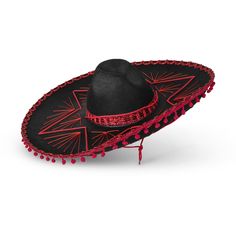 PRICES MAY VARY. Pull-On closure Spot Clean HOLA AMIGOS - Dress up as a Mexican with this realistic-looking Sombrero hat. With the multiple color finishes to choose from, this makes a great fiesta hat. REALISTICALLY DESIGNED - The large black hat has a silver stitching design on the brim and a silver band around the center. PRACTICAL WEAR - The sombreros feature an adjustable strap under the chin to adjust to your comfort. The practical design will have you wearing them all evening long. FAMILY Adjustable Flat Brim Hat For Cinco De Mayo, Novelty Wide Brim Costume Hats And Headpieces For Festivals, Novelty Wide Brim Costume Hat For Festivals, Black Wide Brim Hat For Cinco De Mayo, Novelty Wide Brim Festival Costume Hat, Fiesta Costume, Mexican Sombrero Hat, Baby Boy Accessories, Black Hat