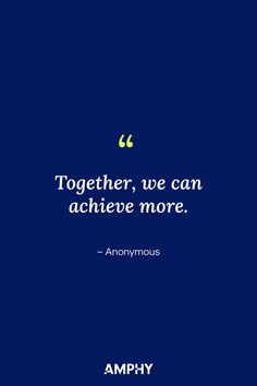 Together, we can achieve more Work Together Quotes, Quotes About Teamwork, Collaboration Quotes, Together Quotes, Teamwork Quotes, Learning Sites, Hard Work Quotes, E Learning, Virtual Tours