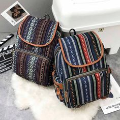 Boho Life, Hippie Girl, Patterned Backpack, Boho Girl, Go Bags, Boho Luxe, Boho Patterns, Hippie Bohemian