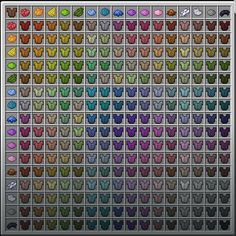 an image of the different colors of butterflies