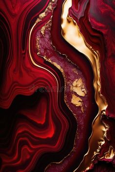 red and gold abstract background with wavy lines royalty illustration