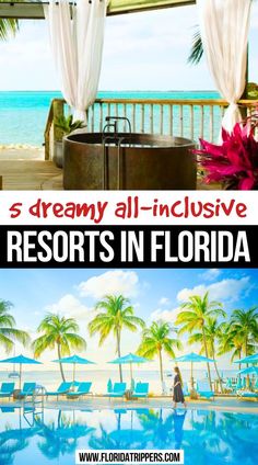 5 Dreamy All-Inclusive Resorts In Florida All Inclusive Resorts In Florida, Southern Getaways, Florida Vacation Destinations, Family Resorts In Florida, Lux Travel, Resorts In Florida, Wright Family, Port St Lucie Florida, Travel Florida