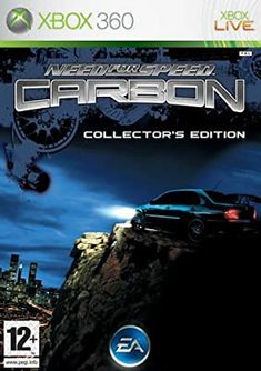 the box art for the video game need for speed carbon collector's edition