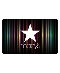 a mouse pad with the word macy's written on it and a white star