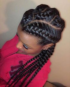 Different Braid Hairstyles, Braids Hairstyles For Black Women, Goddess Braid Styles, Braids And Twists, Trendy Braids, Undercut Haircut, Flat Twist Hairstyles, Different Braids, Braided Hairstyles For Black Women Cornrows