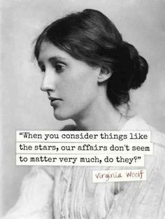 a black and white photo with a quote from virginia wolf on the side of her face