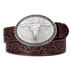 PRICES MAY VARY. Unique Carving Patterns: High quality western belts leather, exquisite oil edge craft, fit and comfort. Western-inspired leather buckle belt featuring embossed pattern adds the perfect touch to any pair of jeans. Cowboy belt buckles for men and women Removable Long Horn Bull Belt Buckle: 3.9" in diameter and 3" in height Belt Buckle for cowboy rodeo, a country concert, cowboy theme birthday gathering etc. Embossed cowboy cowgirl belt with removable buckles fits through regular 1 Cowboy Theme Birthday, Leather Christmas Gifts, Birthday Gathering, Belt Buckles Men's, Cowgirl Belt, Western Leather Belt, Cowboy Buckle, Cowboy Belt Buckles, Cowgirl Belts